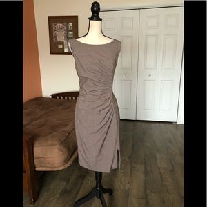 Calvin Klein Taupe Sleeveless Dress